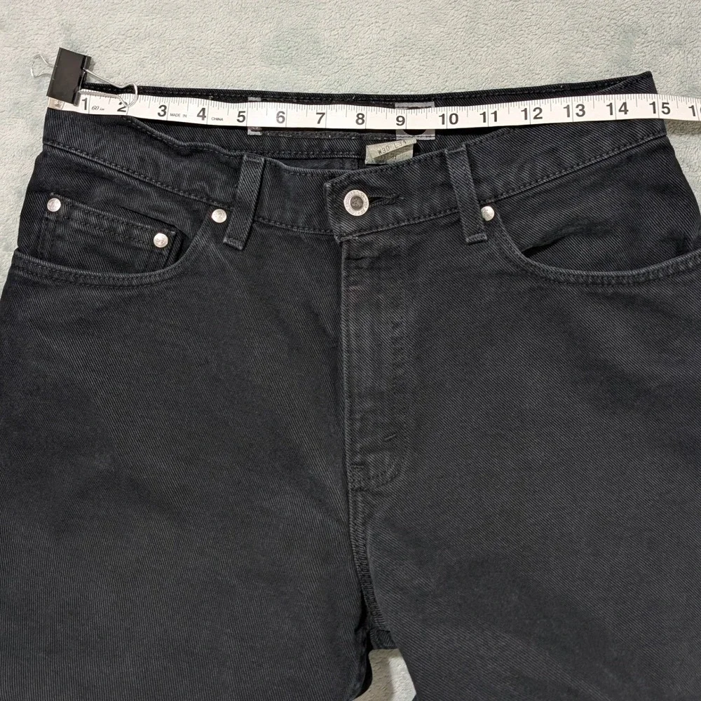 VTG Levi's SilverTab Loose‎ Black Jeans W30 L34 Y2K Baggy Skater Unisex USA made